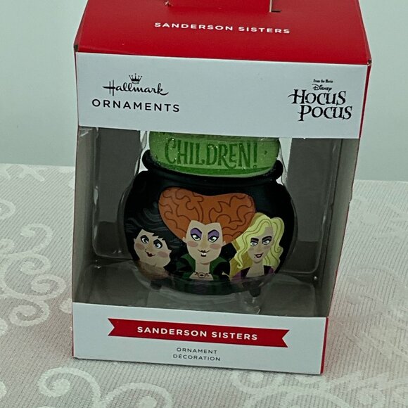 Hallmark Disney Hocus Pocus Sanderson Sisters Ornament Decoration "Children!" De - Picture 1 of 3